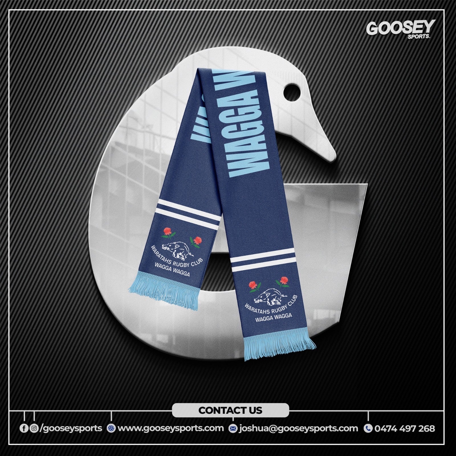 Wagga Waratahs 2026 Scarf